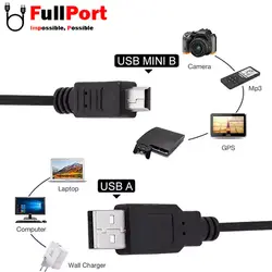 کابل USB Mini 5Pin با سوکت 90 درجه طول 20 سانتیمتری