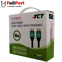 کابل HDMI تی سی تراست V2.0-4K مدل TC-HCB100 طول 10 متر