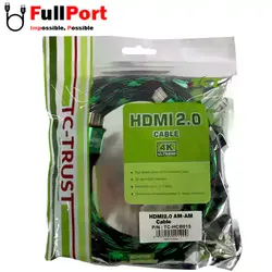 کابل HDMI تی سی تراست V2.0-4K مدل TC-HCB030 طول 3 متر