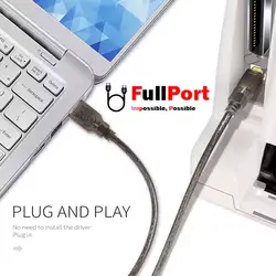 کابل پرینتر طول 15 متری USB2.0 برند دی نت