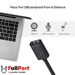 کابل افزایش طول 5 متری USB2.0 برند یونیتک مدل Y-C418GBK