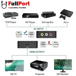 مبدل RCA به HDMI لایمستون مدل LS-AV2HD