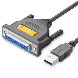 مبدل USB2.0 به Parallel DB25 یوگرین مدل US167-20224