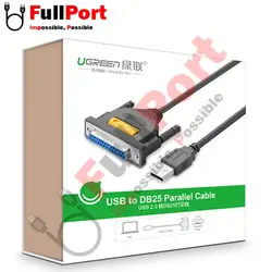 مبدل USB2.0 به Parallel DB25 یوگرین مدل US167-20224