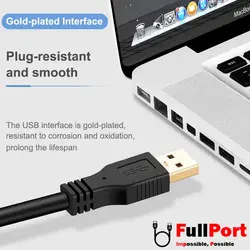 کابل افزایش طول 3 متری USB3.0 برند فرانت مدل FN-U3CF30