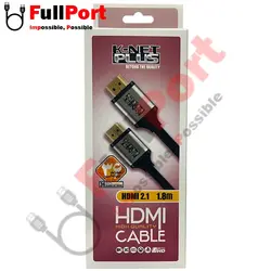 کابل HDMI کی نت پلاس V2.1-8Kمدل KP-HC21180 طول 1.8 متر