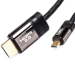 کابل Micro HDMI کی نت پلاس V2.0-4K مدل KP-CHM2018 طول 1.8 متر