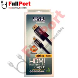 کابل Micro HDMI کی نت پلاس V2.0-4K مدل KP-CHM2018 طول 1.8 متر