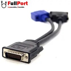 مبدل (59Pin)DVI به VGA+DVI دوتایی مدل DMS-59