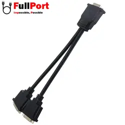 مبدل (59Pin)DVI به DVI 24+5 دوتایی مدل DMS-59