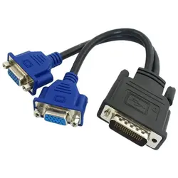 مبدل (59Pin)DVI به VGA دوتایی مدل DMS-59