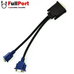 مبدل (59Pin)DVI به VGA دوتایی مدل DMS-59