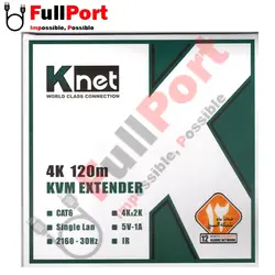 توسعه دهنده HDMI روی کابل شبکه 120 متر کی نت مدل K-EXKHD120