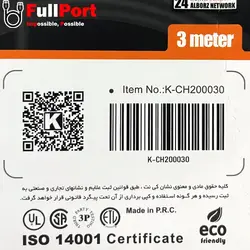 کابل HDMI کی نت V2.0-4Kمدل K-CH200030 طول 3 متر