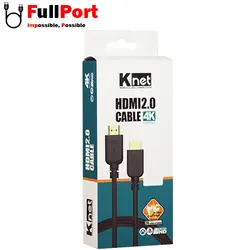کابل HDMI کی نت V2.0-4Kمدل K-CH200030 طول 3 متر