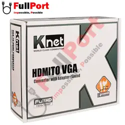 مبدل HDMI به VGA کی نت مدل K-COHD2VGA