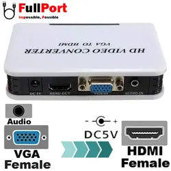 مبدل VGA به HDMI کی نت مدل K-COVGA2HD