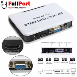 مبدل VGA به HDMI کی نت مدل K-COVGA2HD