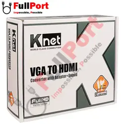 مبدل VGA به HDMI کی نت مدل K-COVGA2HD