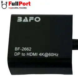 مبدل Display به HDMI 4K@60Hz بافو مدل BF-2662
