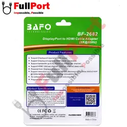 مبدل Display به HDMI 4K@60Hz بافو مدل BF-2662