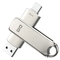 فلش دی ام مدل DM PD189 OTG 2 In 1 Type C USB3.1 با ظرفیت 32 گیگابایت