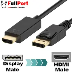 کابل Display به HDMI ونتولینک V1.2-4K طول 3 متر