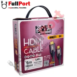 کابل HDMI کی نت پلاس V2.1-8Kمدل KP-CH21B50 طول 5 متر