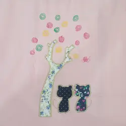 تیشرت آستین سرخود زنانه | مدل دوگربه | کد 116 - فروشگاه اینترنتی سنبل کالا