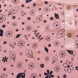 تیشرت آستین سرخود زنانه | مدل گل و برگ | کد 115 - فروشگاه اینترنتی سنبل کالا