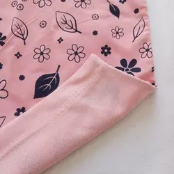 تیشرت آستین سرخود زنانه | مدل گل و برگ | کد 115 - فروشگاه اینترنتی سنبل کالا