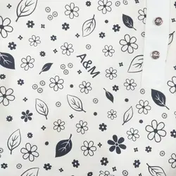 تیشرت آستین سرخود زنانه | مدل گل و برگ | کد 115 - فروشگاه اینترنتی سنبل کالا