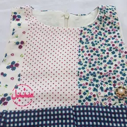 سارافون دخترانه گلدار به همراه کیف دستی | کد 203 - فروشگاه اینترنتی سنبل کالا