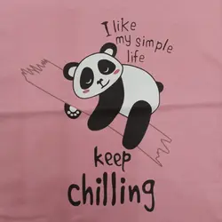 تیشرت دخترانه طرح پاندا کد 832 - فروشگاه اینترنتی سنبل کالا