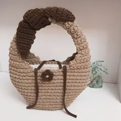 کیف دستی تریکو مدل پاپیونی | کد 78 - فروشگاه اینترنتی سنبل کالا