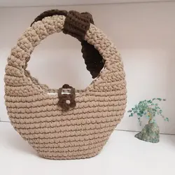 کیف دستی تریکو مدل پاپیونی | کد 78 - فروشگاه اینترنتی سنبل کالا