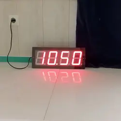 ساعت دیجیتال دیواری همراه با دماسنج | کد E40 - فروشگاه اینترنتی سنبل کالا