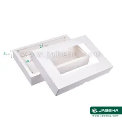 جعبه شیرینی عطف دار 21 × 14 × 4