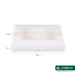 جعبه شیرینی عطف دار 21 × 14 × 4