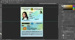 فایل لایه باز آیدی کارت قزاقستان (Kazakhstan Idcard) - مهران سیستم