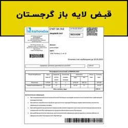 فایل لایه باز قبض گرجستان (Georgia Bill) - مهران سیستم