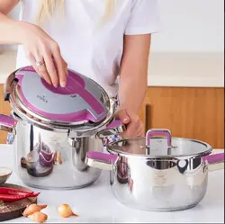 زودپز دو قلو 4و6 لیتری کاراجا Orbit بنفش