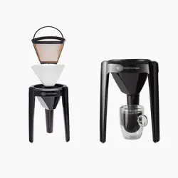 کاپوچینو  و قهوه ساز ترک مروارید سفید