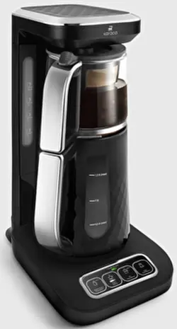 چای ساز و قهوه ساز سخنگوی کاراجا مشکی کروم مدلRobotea Pro Quartz 4 in1