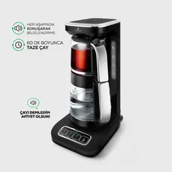چای ساز و قهوه ساز کاراجا ۲۵۰۰ واتی مدل Robotea Pro 4 in 1 کروم مشکی