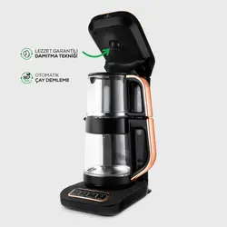 چای ساز و قهوه ساز کاراجا ۲۵۰۰ واتی مدل Robotea Pro 4 in 1 مسی مشکی