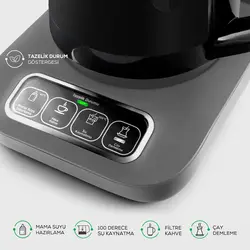 چای ساز و قهوه ساز کاراجا ۲۵۰۰ واتی مدل Robotea Pro 4 in 1 خاکستری فضایی