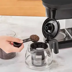 قهوه ساز و چایساز 5 کاره سخنگو کاراجا Hatir Plus Mod مشکی کروم - سرای کالا