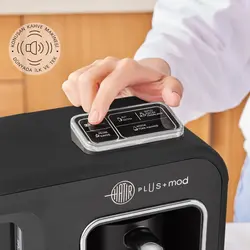 قهوه ساز و چایساز 5 کاره سخنگو کاراجا Hatir Plus Mod مشکی کروم - سرای کالا