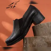 کفش طبی زنانه پاشنه دار کد sZHL مدل خورشیدی رویه چرم بیاله سایز37 تا 40 با ارسال رایگان محصول تکوتوک